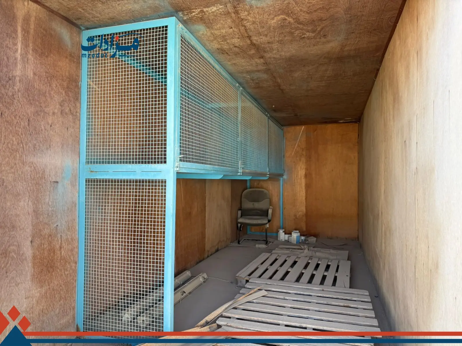 5- Mobile housing unit, garbage containers, and sheet metal - 2
