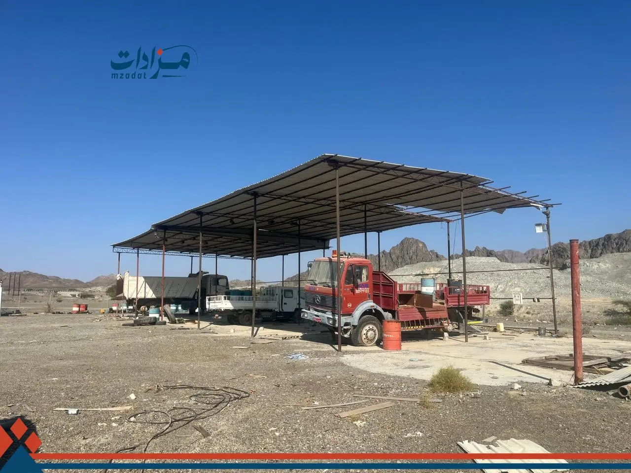 1-steel canopies + water tank + steel fence (mesh) + caravans + steel rooms (shinko)-Tahwah and Alburaimi - 19
