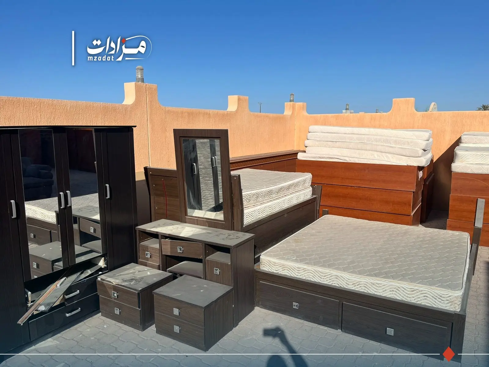 Furniture, electronics, and various scrap. - 6