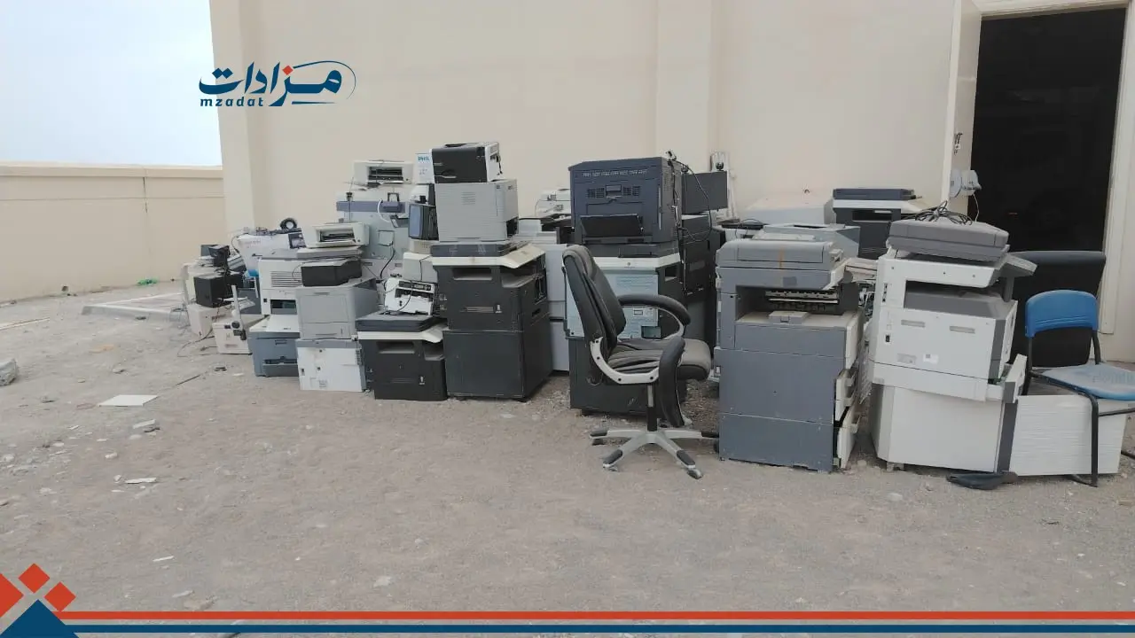 2- Used electronics and student desks – Qurayyat warehouses - 3