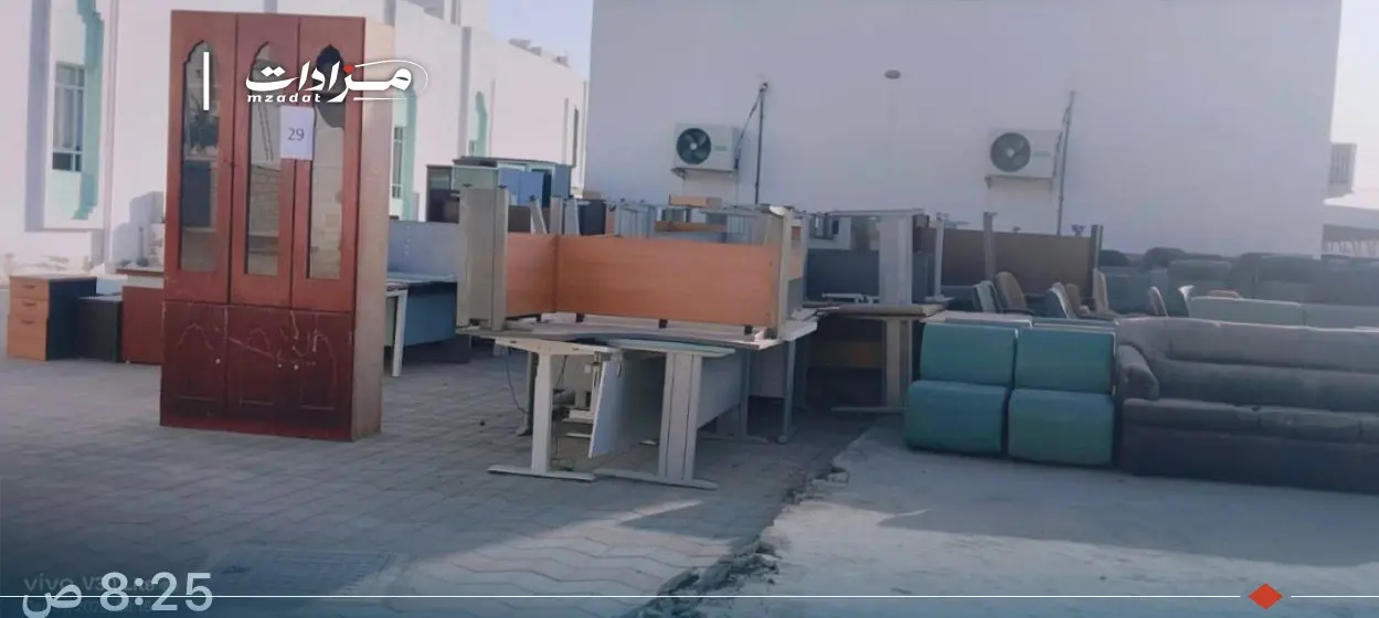 29-Staff desks + staff chairs + visitor chairs + file cabinets - 2