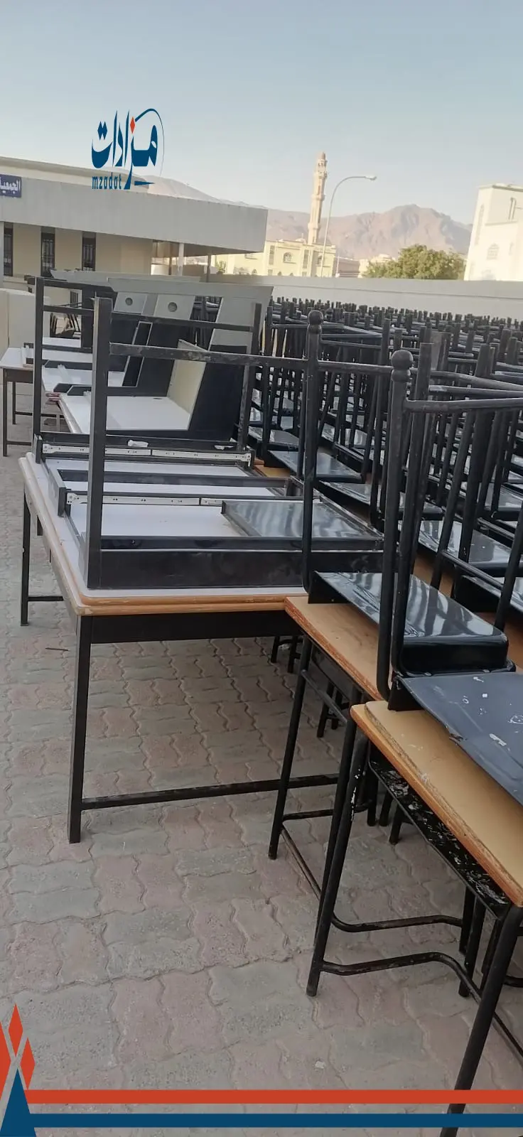 2-Student desks (five  schools). - 10