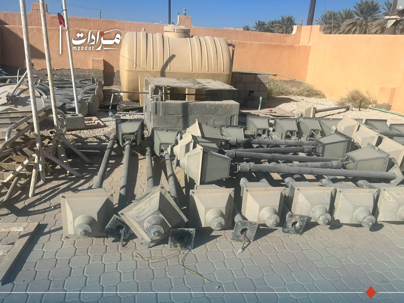 Furniture, electronics, and various scrap. - 7
