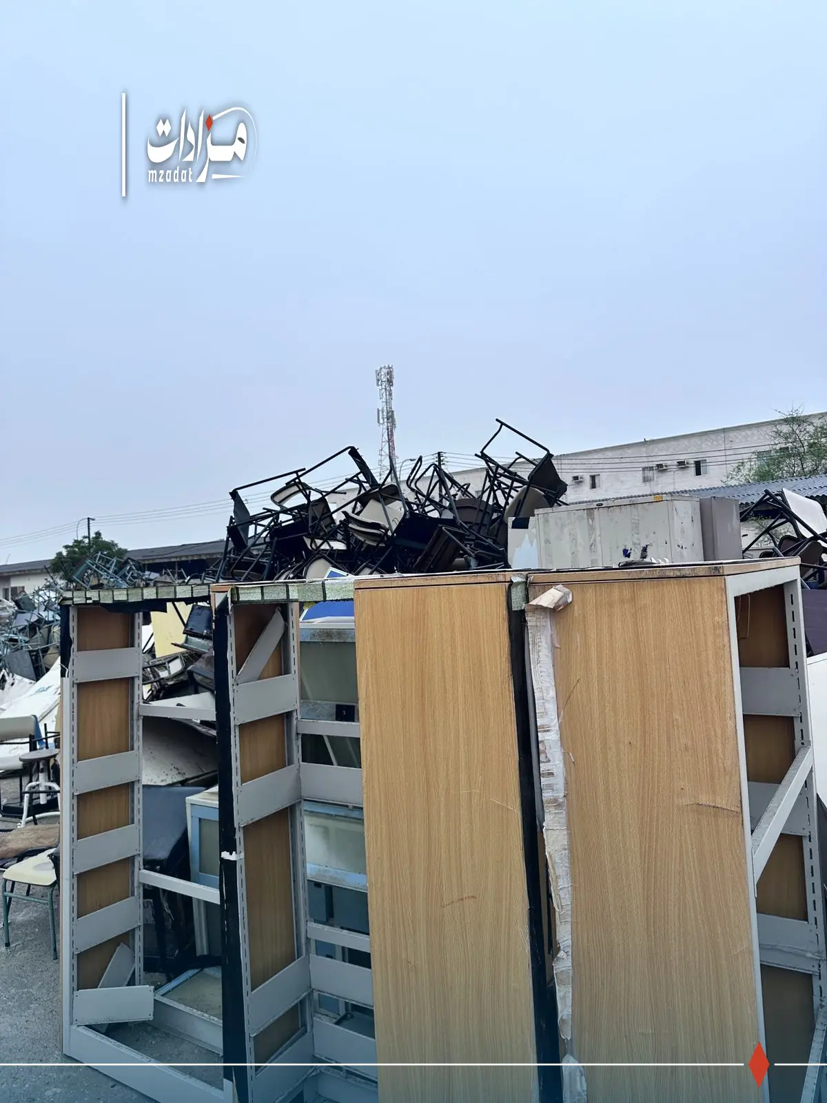 Maintenance department yard. - 2