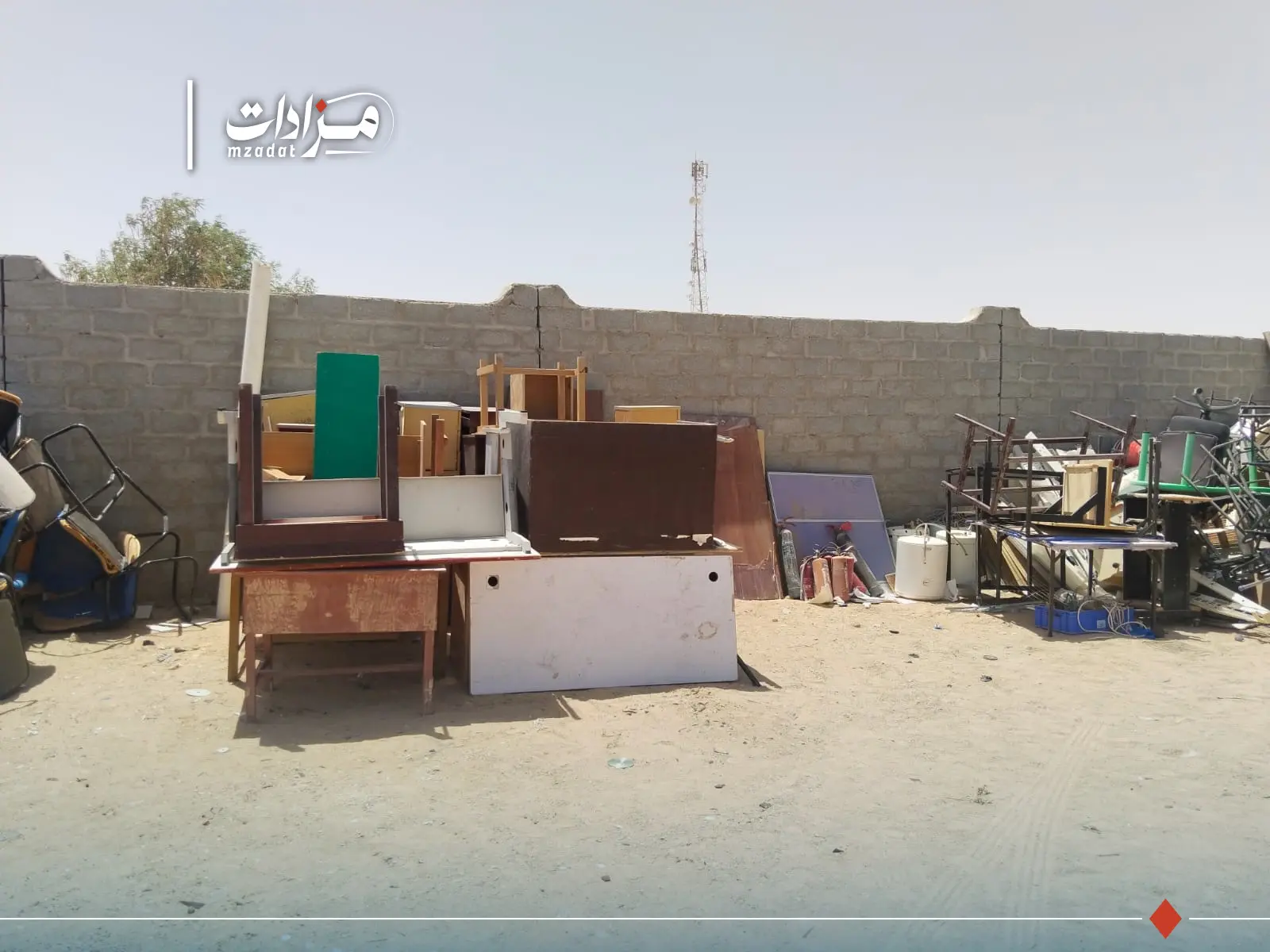 Used electronics, furniture and various scrap materials. - 11