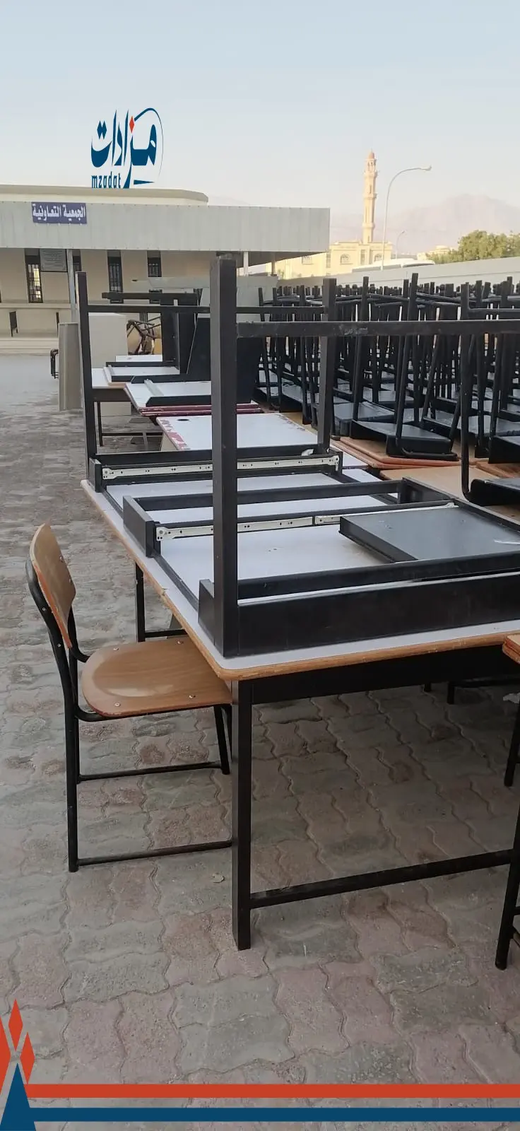 2-Student desks (five  schools). - 4