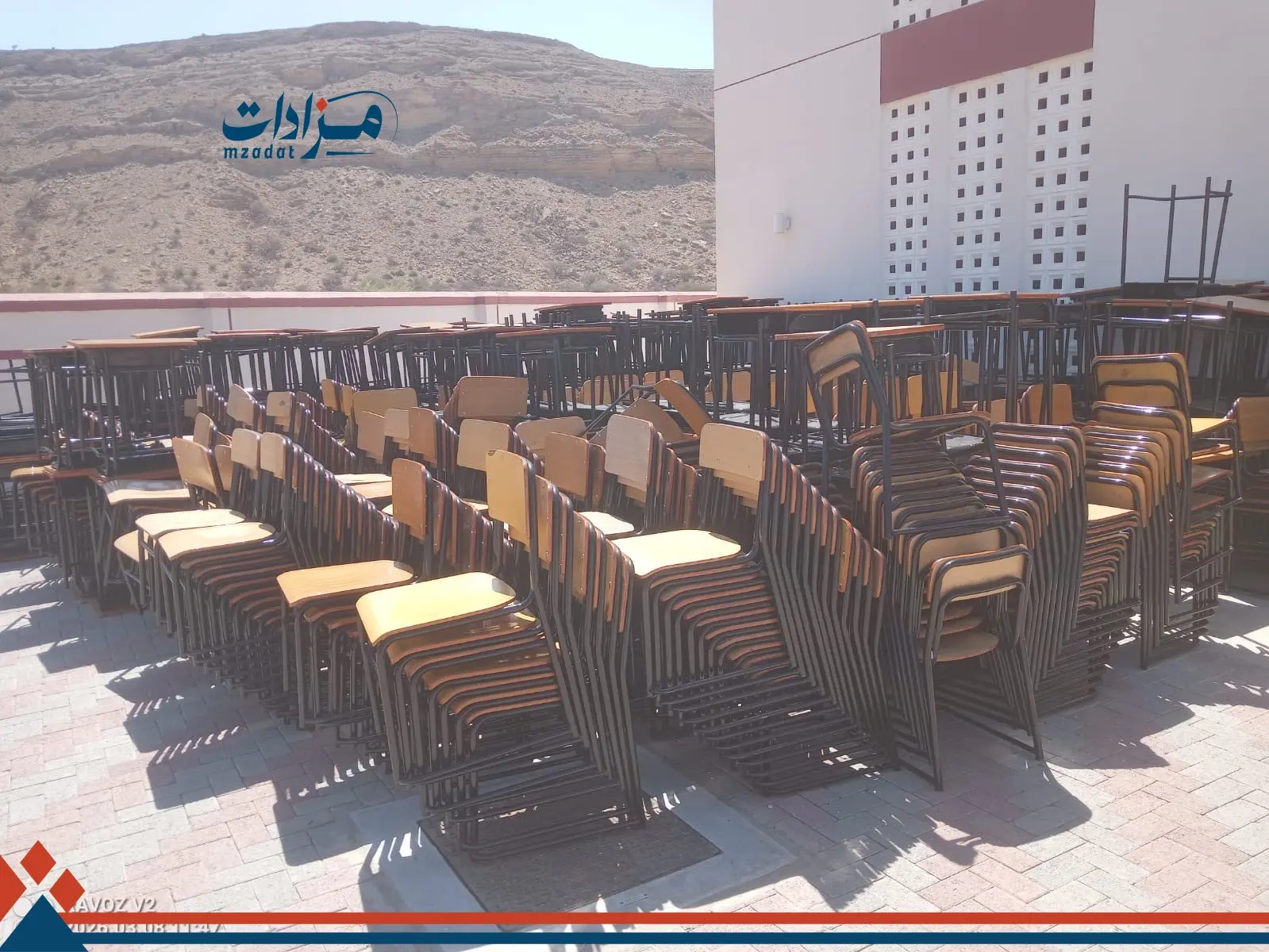 2-Student desks (five  schools). - 16
