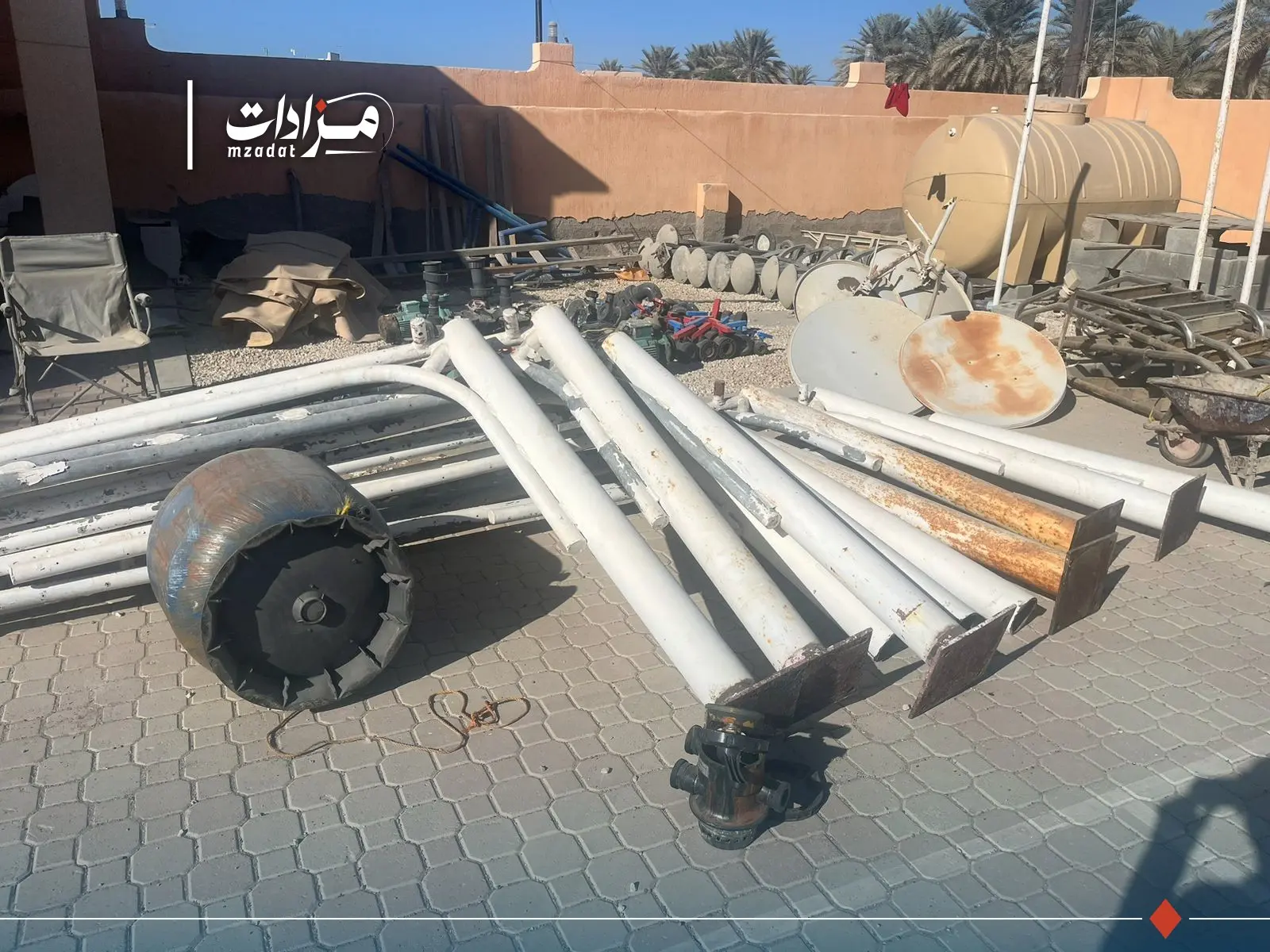 Furniture, electronics, and various scrap. - 11