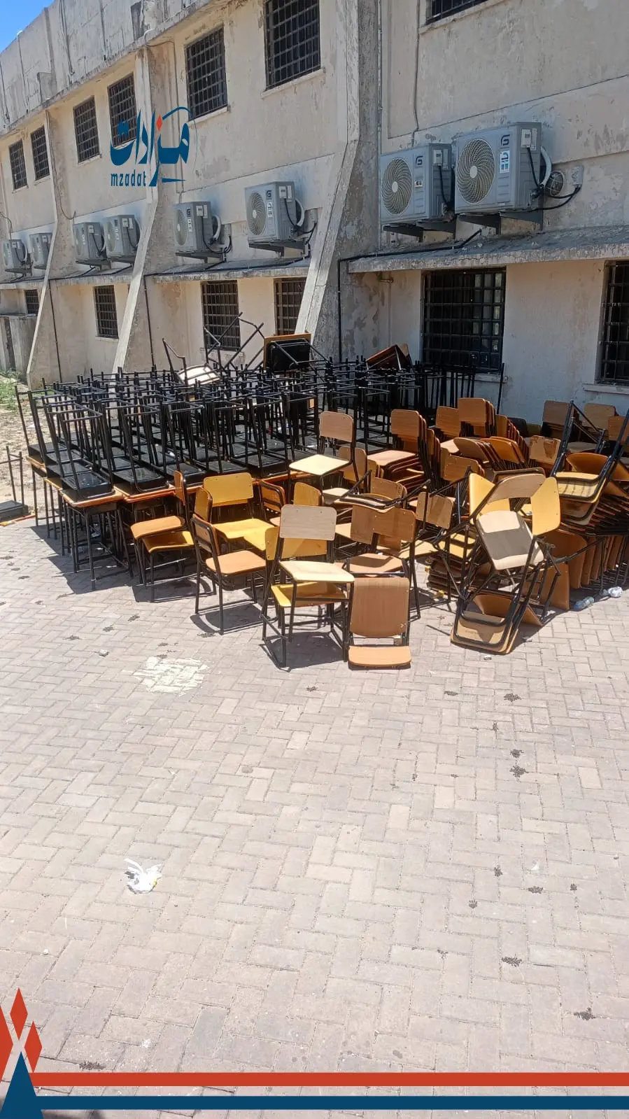 1-Student desks(Ten schools). - 10