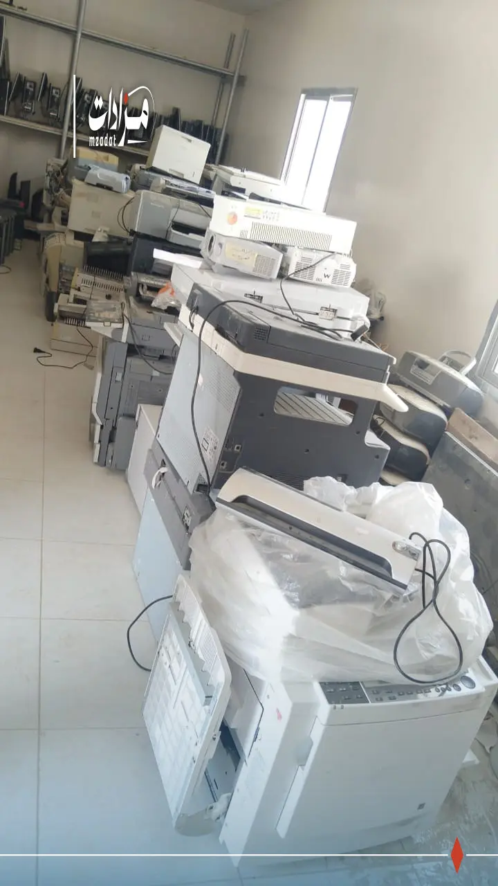 Used electronics, furniture and various scrap materials. - 16