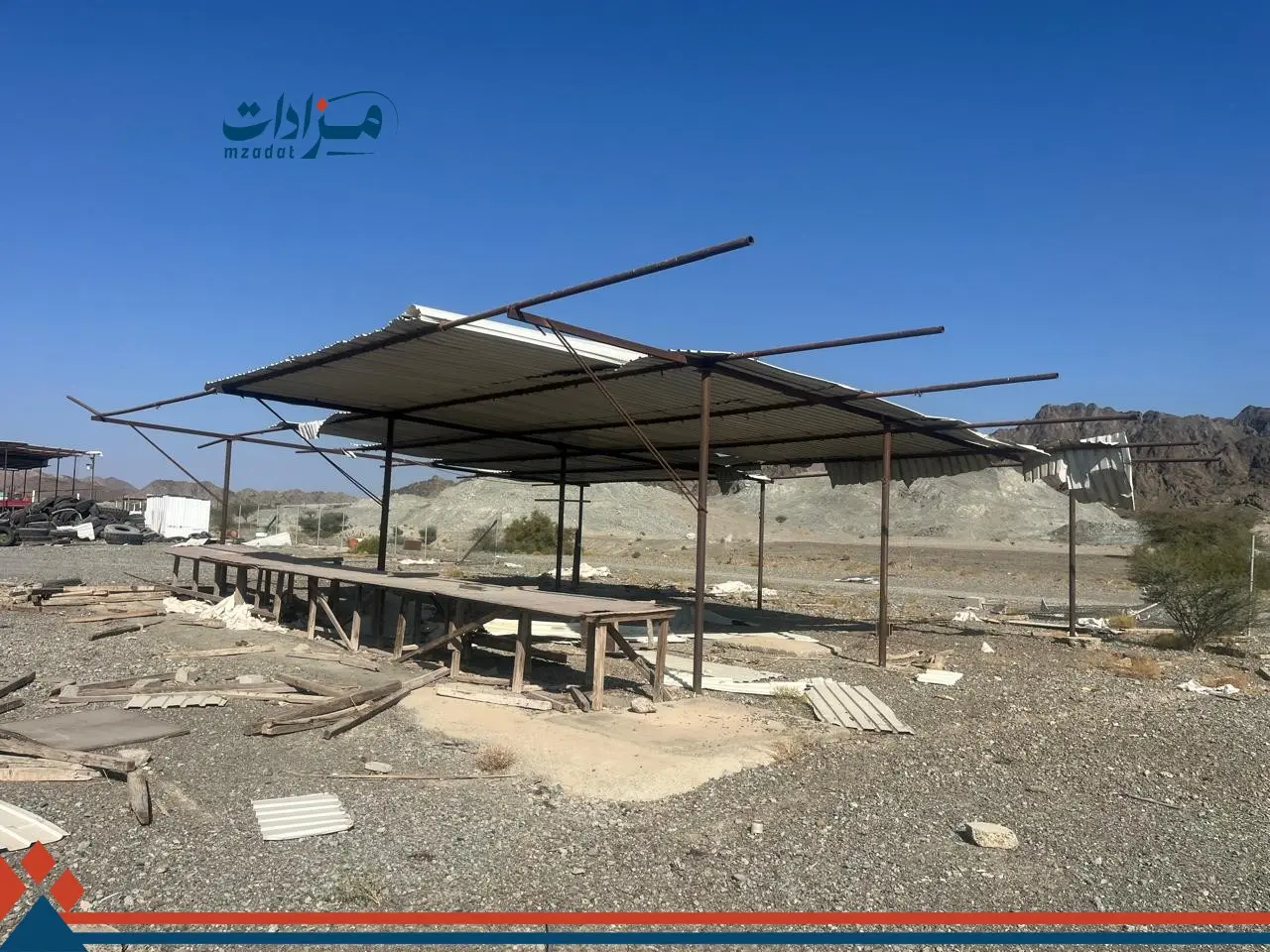 1-steel canopies + water tank + steel fence (mesh) + caravans + steel rooms (shinko)-Tahwah and Alburaimi - 5
