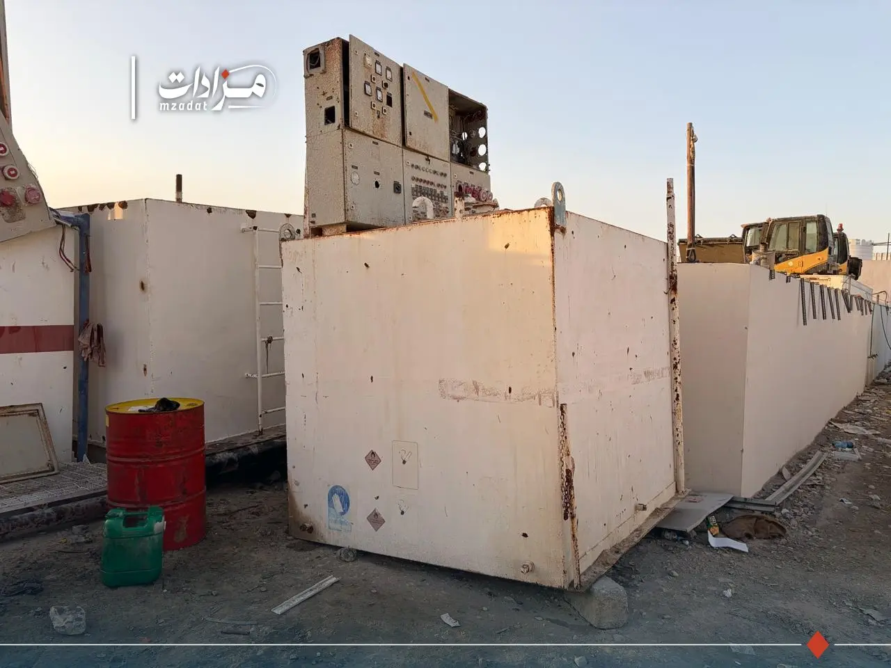 Tanks, pumps, and electric generators. - 17