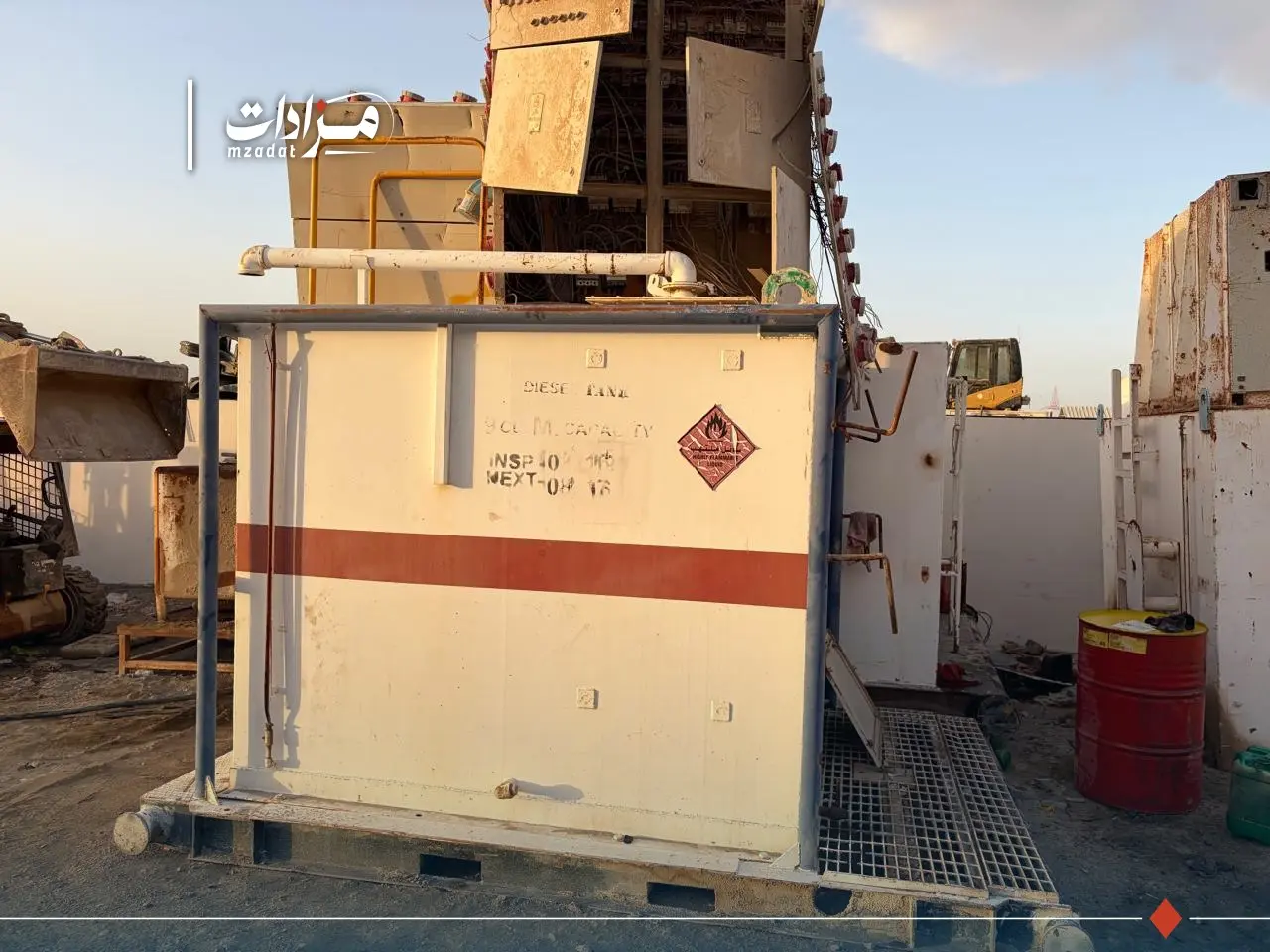 Tanks, pumps, and electric generators. - 2