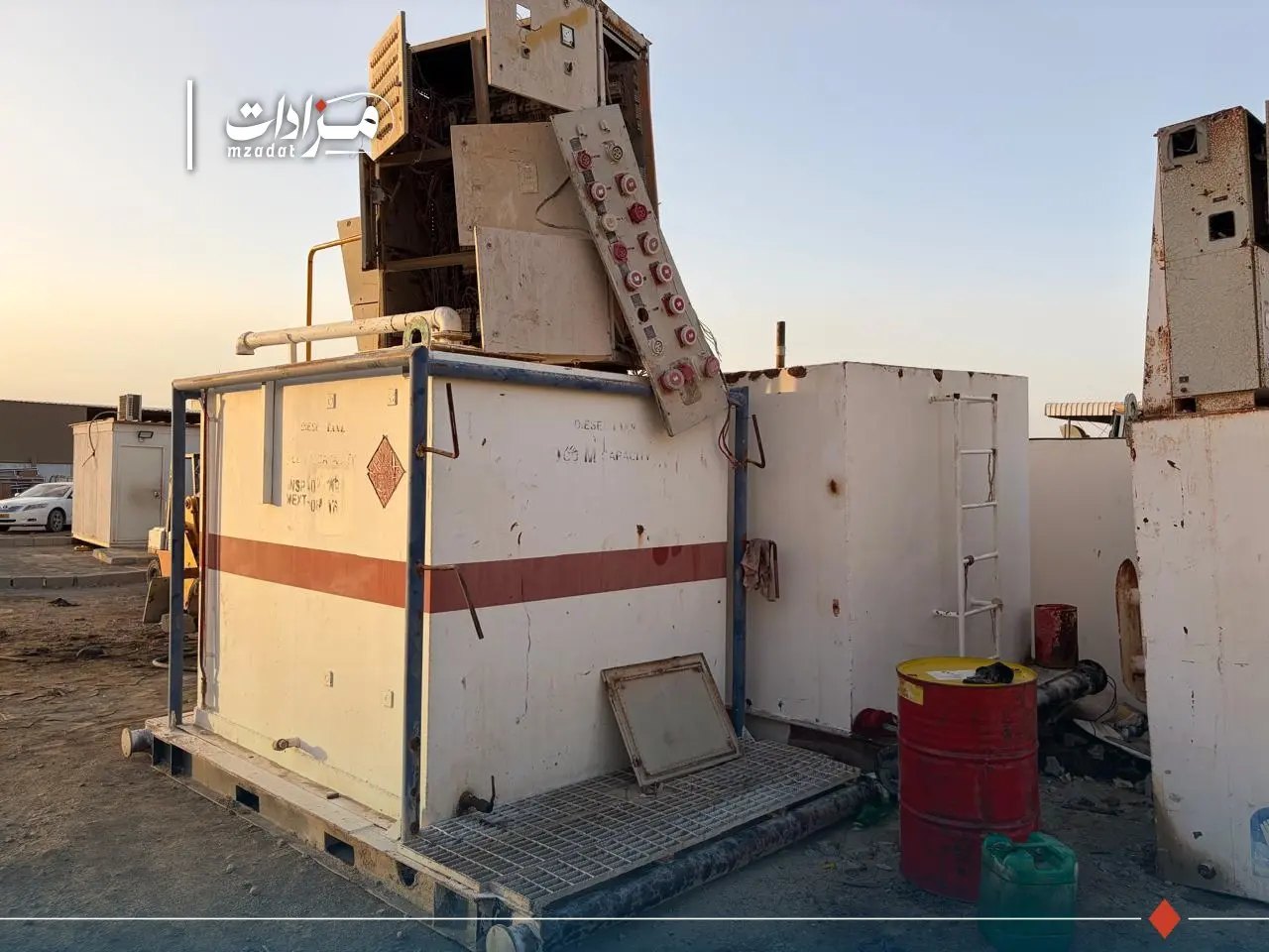 Tanks, pumps, and electric generators. - 4