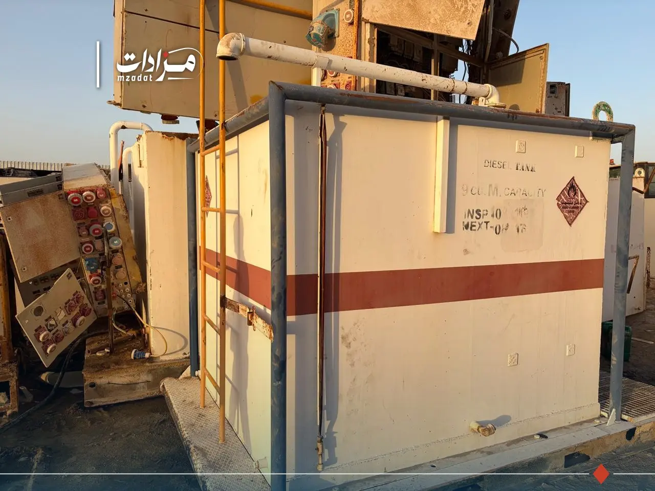 Tanks, pumps, and electric generators. - 7