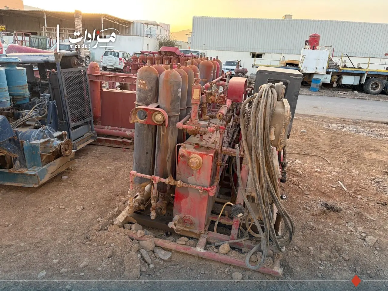 Tanks, pumps, and electric generators. - 8