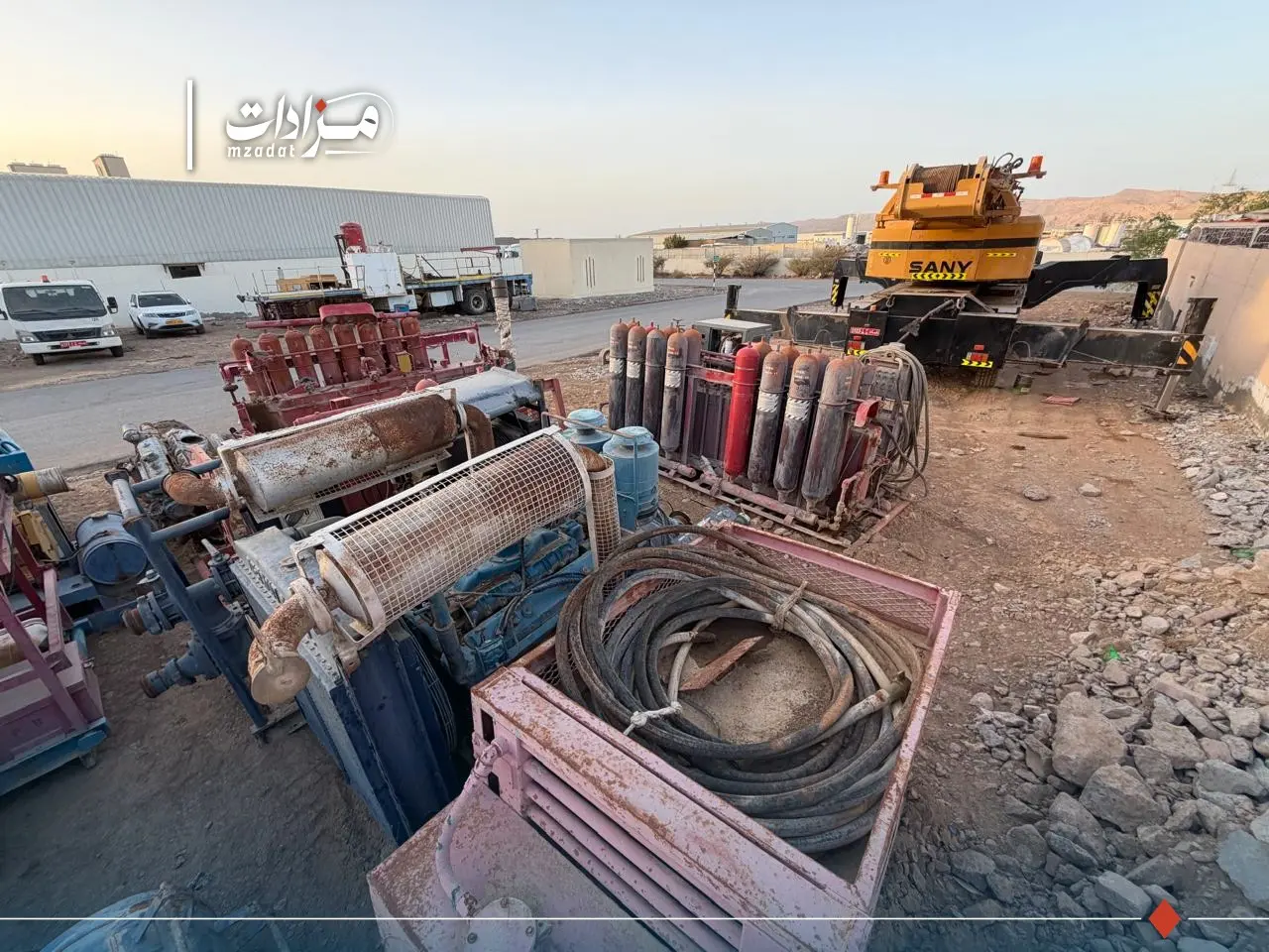 Tanks, pumps, and electric generators. - 12