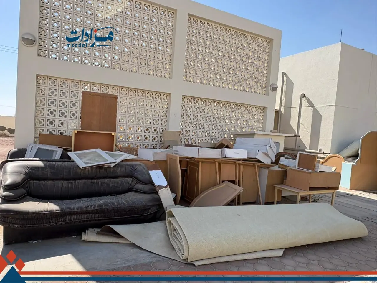 1- Used electronics, air conditioners, furniture, and assorted scrap - 8