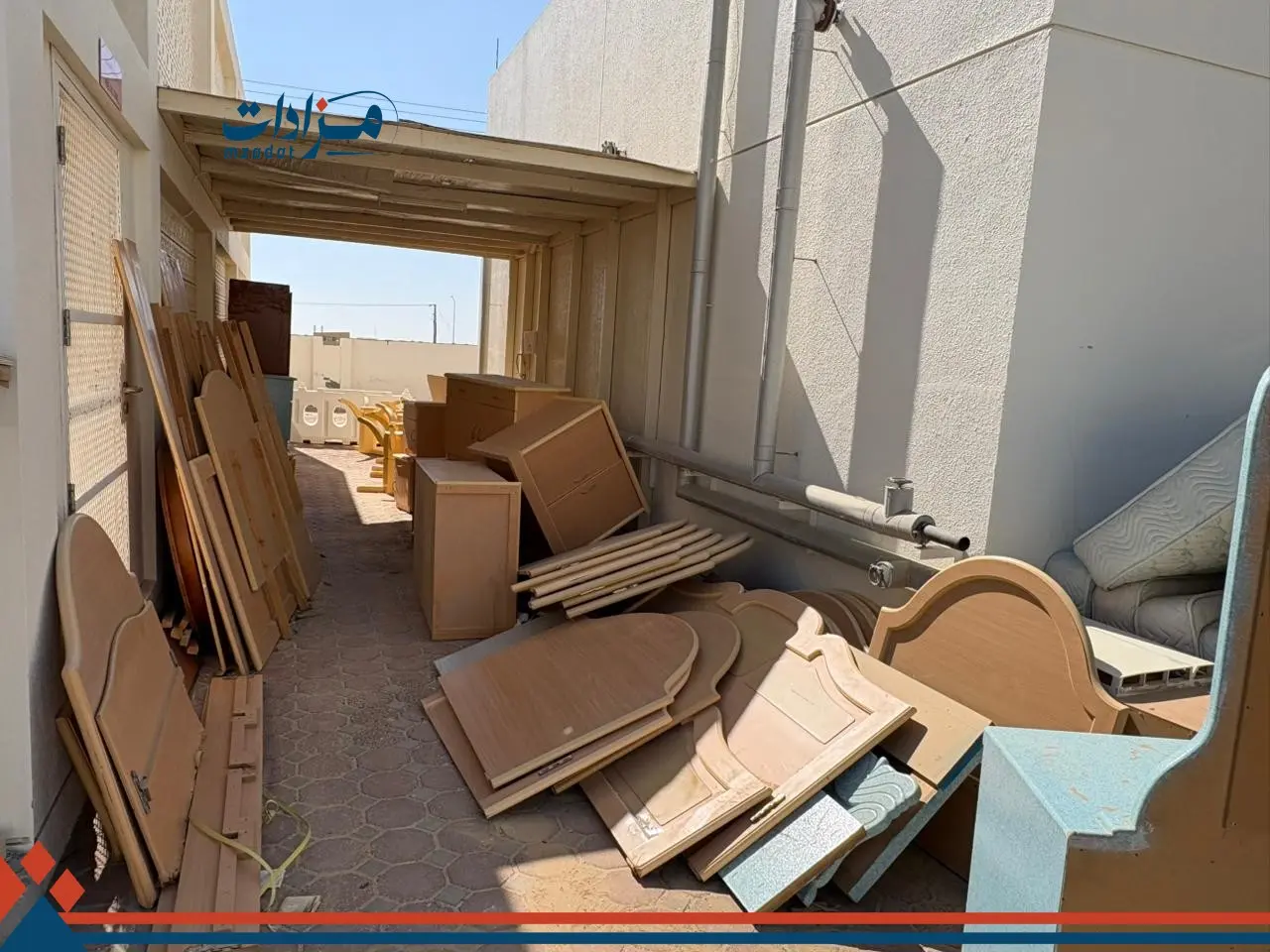 1- Used electronics, air conditioners, furniture, and assorted scrap - 14