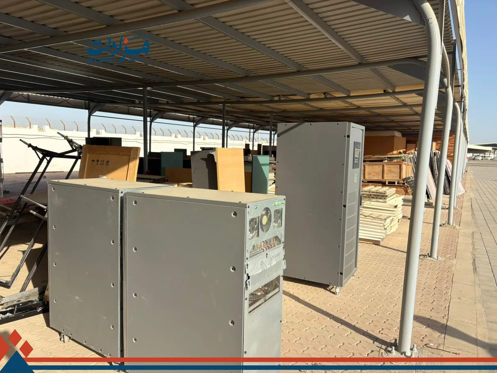 3- Used air conditioners, tables, and map plotting machines - 2