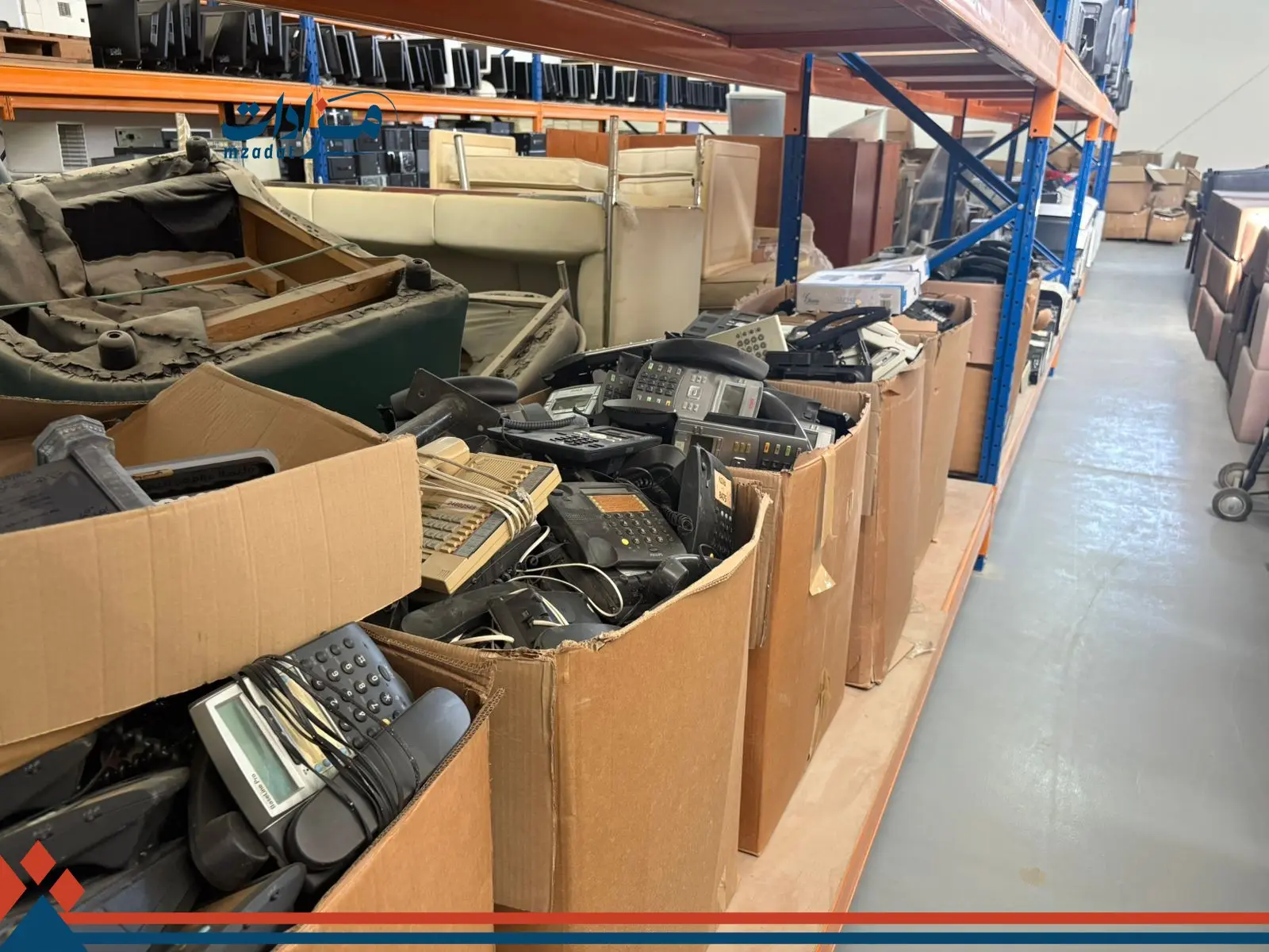 4- Screens, printers, electric tables, photocopying machines, and furniture - 6