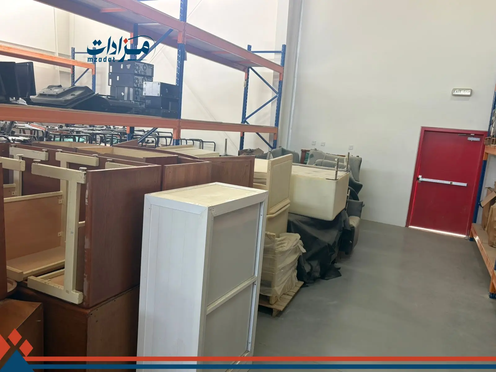 4- Screens, printers, electric tables, photocopying machines, and furniture - 13