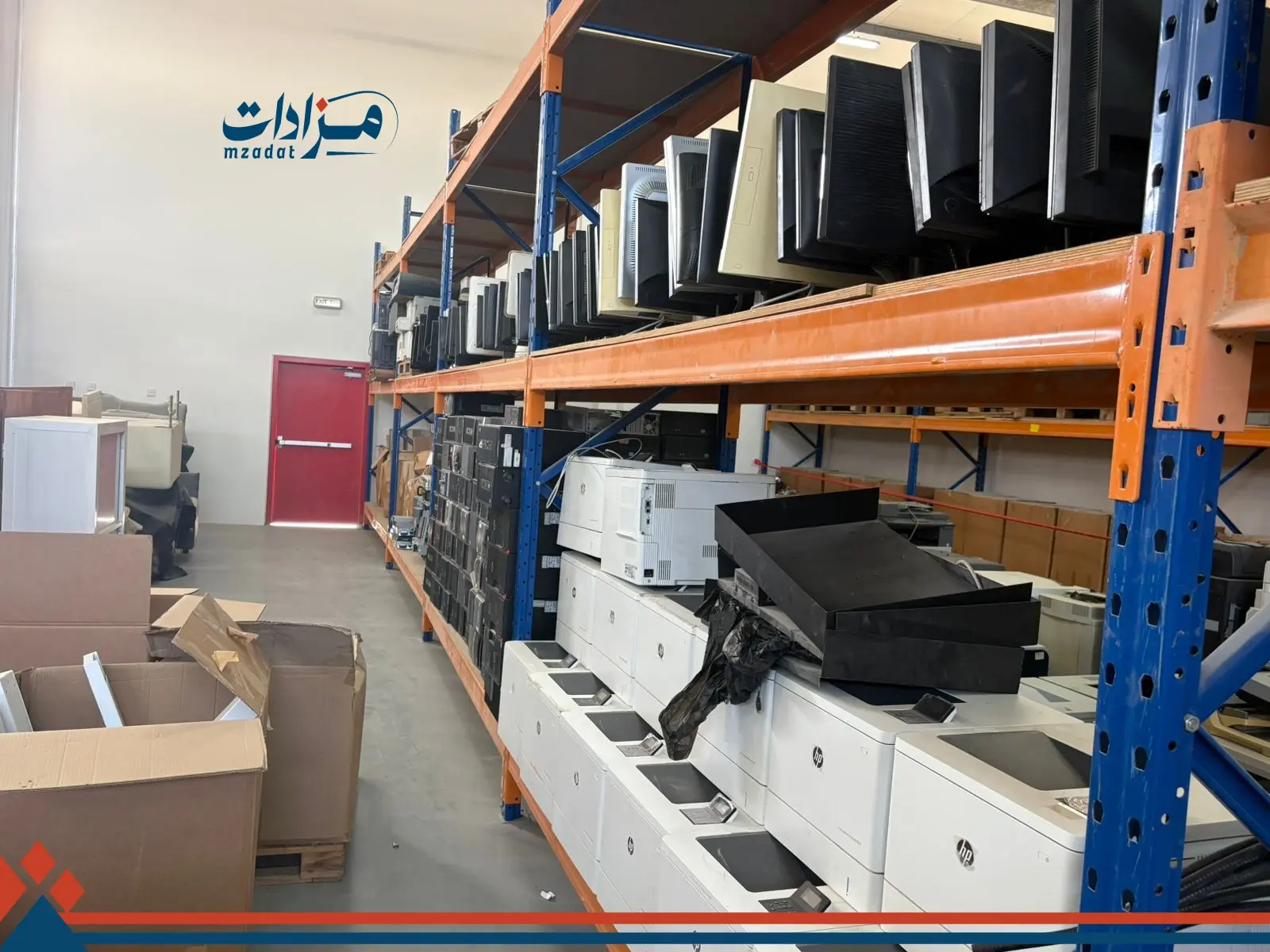 4- Screens, printers, electric tables, photocopying machines, and furniture - 10