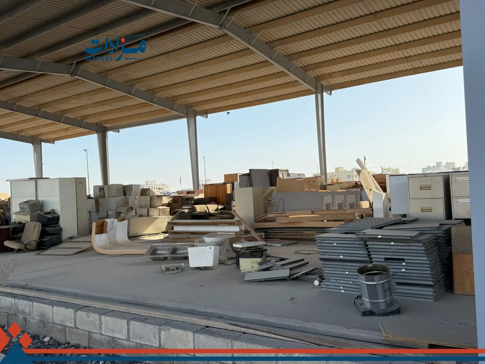 7- Used air conditioners, tables, and iron cabinets - 2
