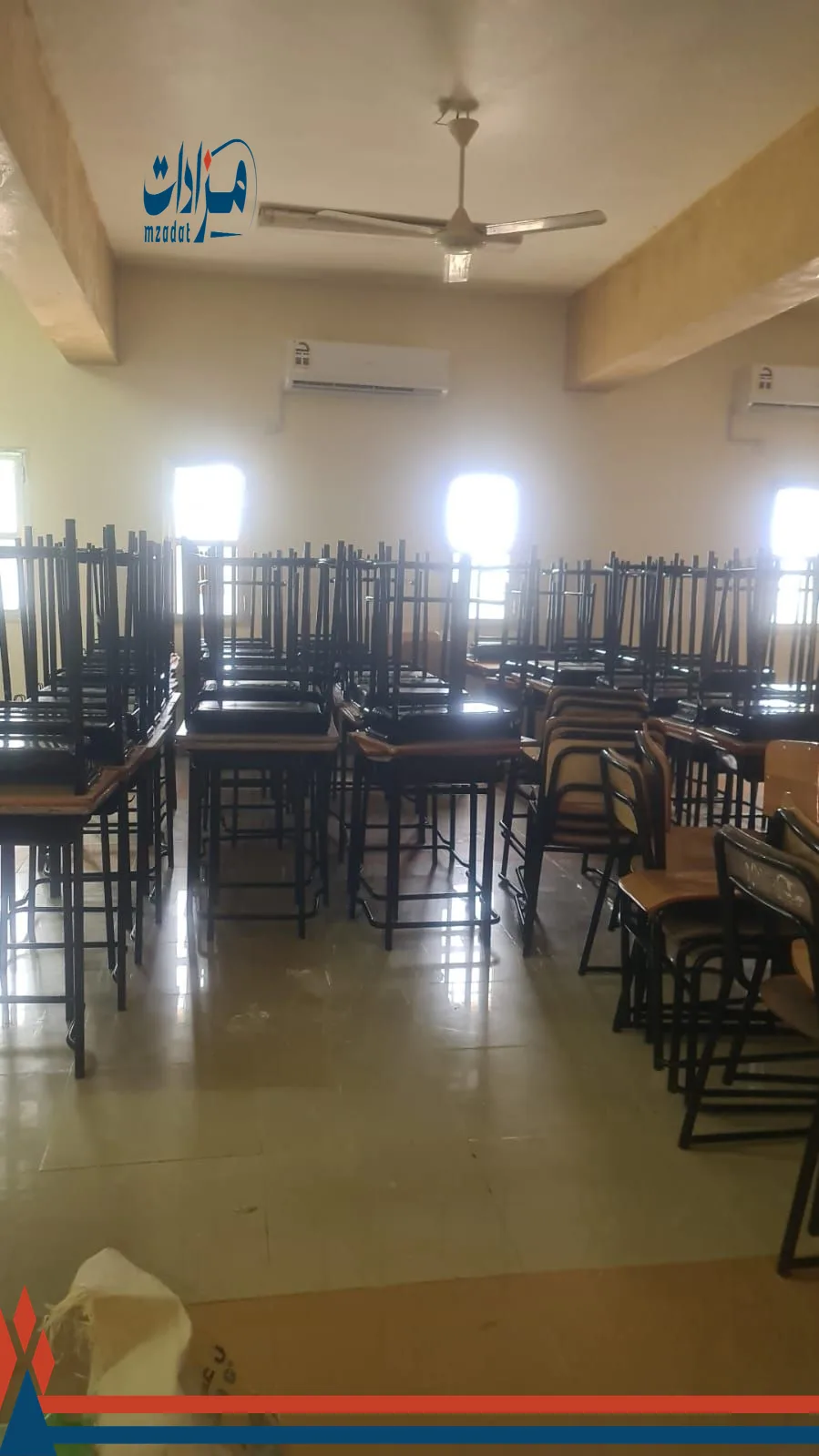 Educational Equipment, Household Appliances, Computers, and Student Desks. - 19