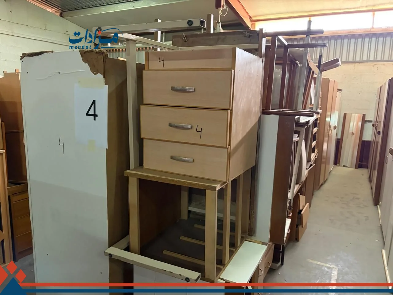 4. Dressing table (9)+ Wardrobe 2 door (10)+ Dining chair (6)+ Dining table (2)+ Bed side cabinet(8) +Dressing stool (2) +Rectangular table(1)