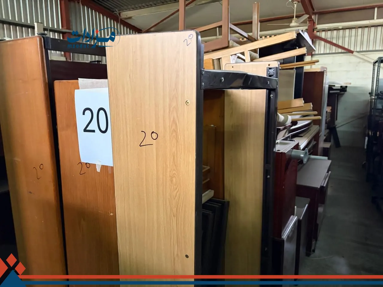 20. Office table (10)+ Book shelf(3) +  Office cupboard(1)+ Computer Lab table(1)+   Credenza  (2) +  Dining Chair (6)+  Computer table(2)