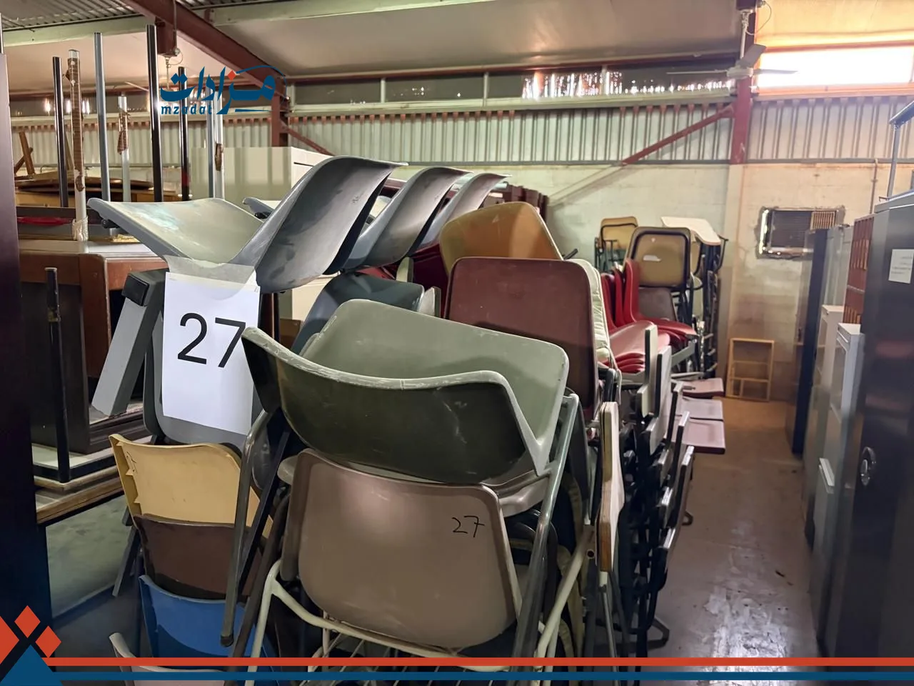 27. Anatomic chair(60)+Plastic Chair (55)+ Visitor chair (40)+Link chair(3)