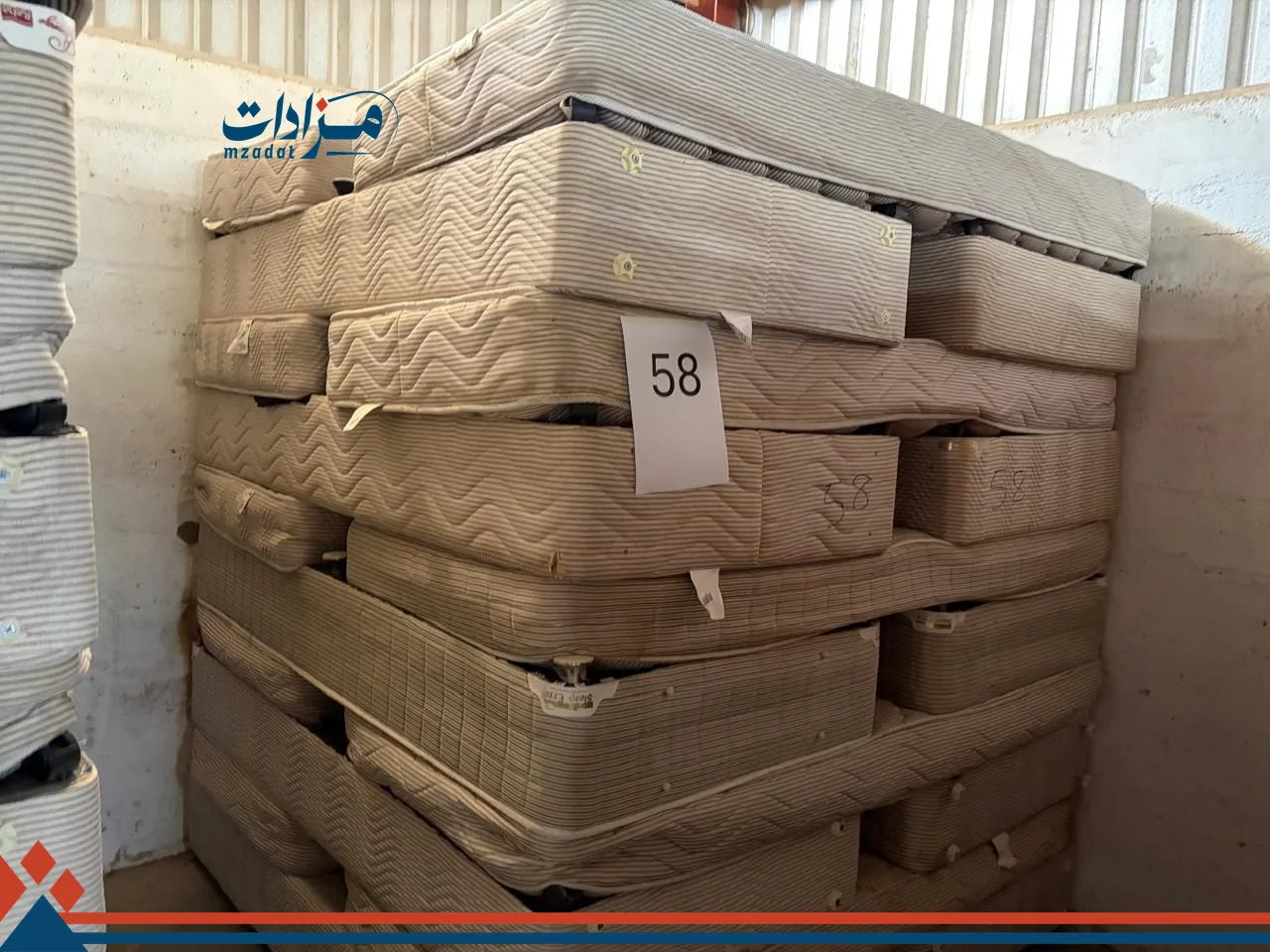 58. Single bed base(10) + single mattress(10)+single head board(10)
