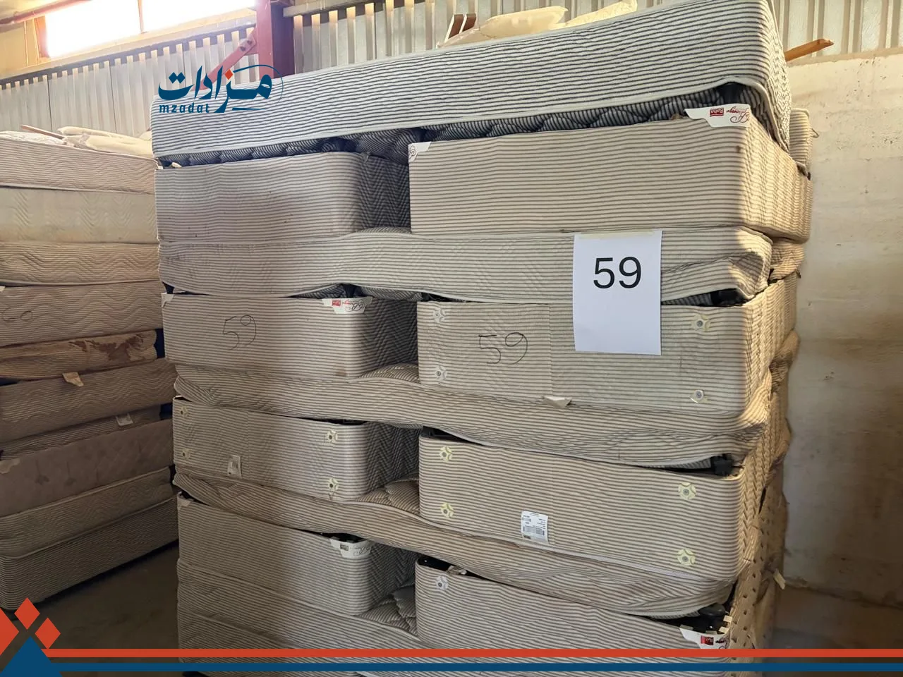 59. Single bed base(10) + single mattress(10)+single head board(10)