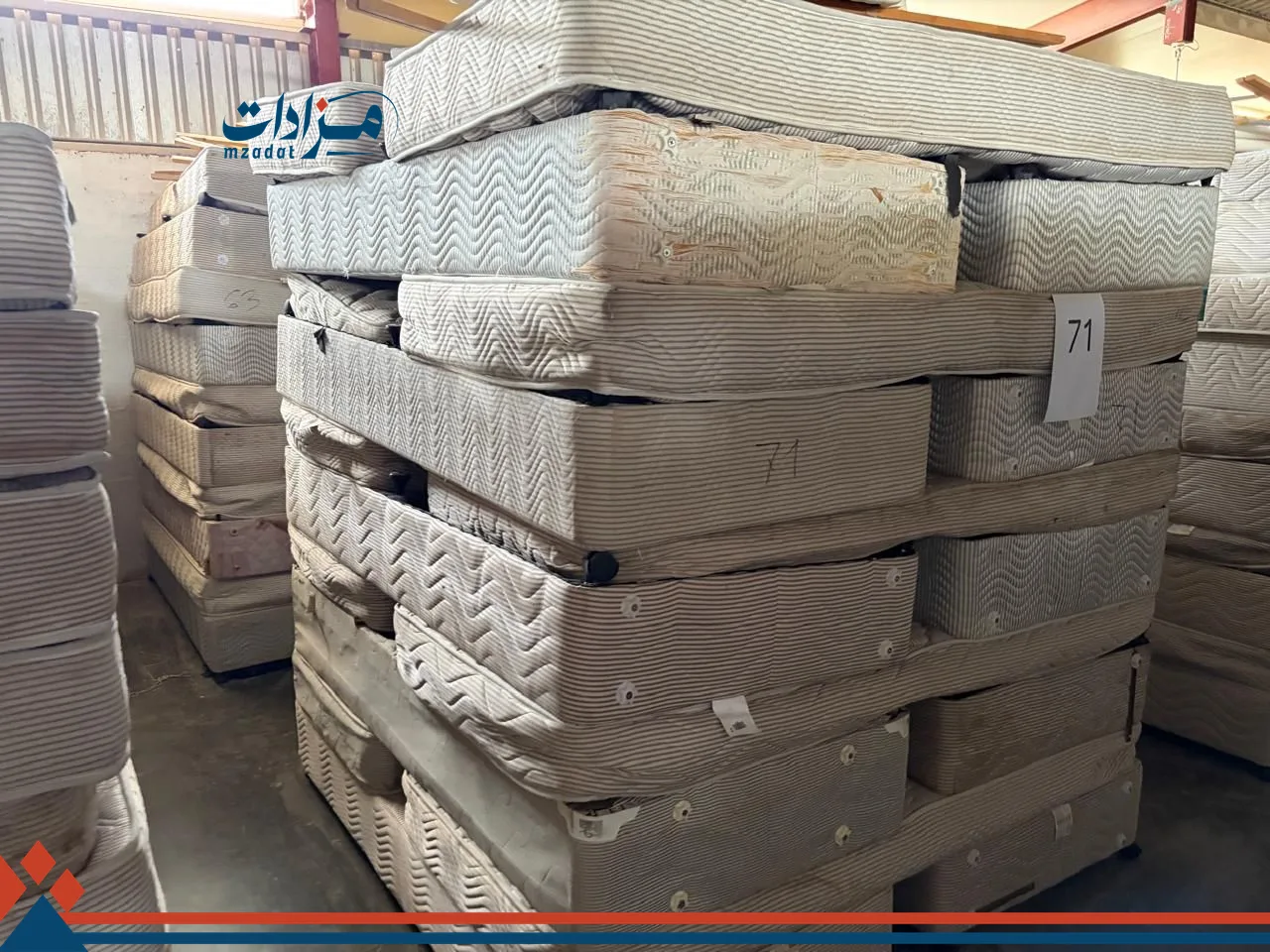 71. Single bed base(10) + single mattress(10)+single head board(10)