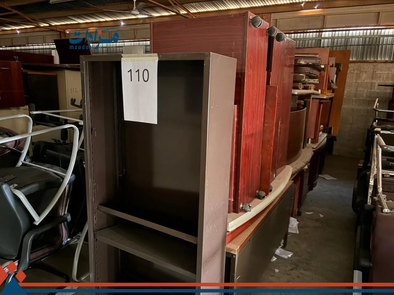110. Office table(15)+Reading table(1) + Filling cabinet(1)