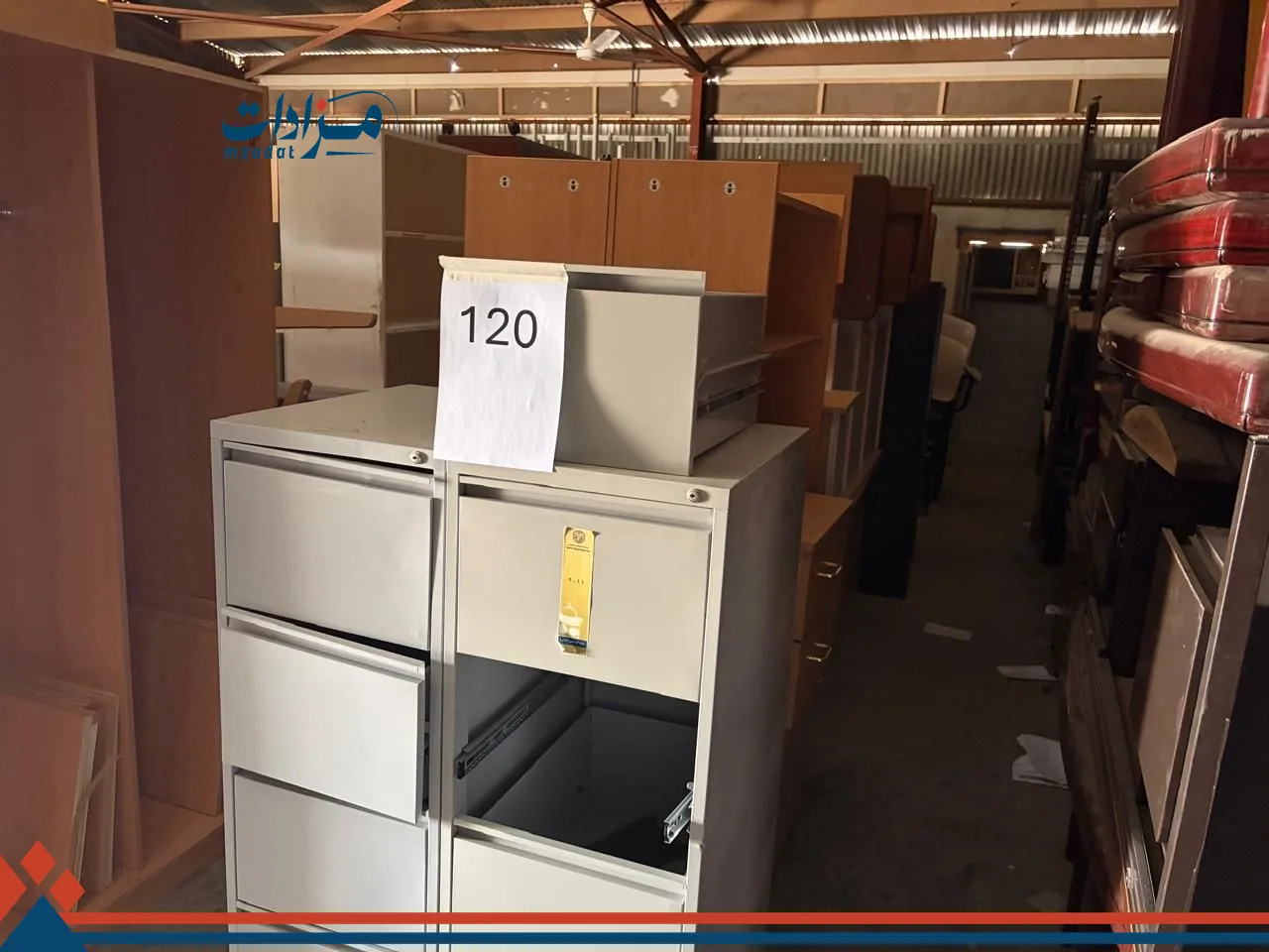 120. Office cupboard- big(8)+ Locker(1)+ Anatomic chair(20)+ Plastic Chair (8)+Computer lab table(2)+ Side table (3) + Wall unit(2)+ Filling cabinet(2)