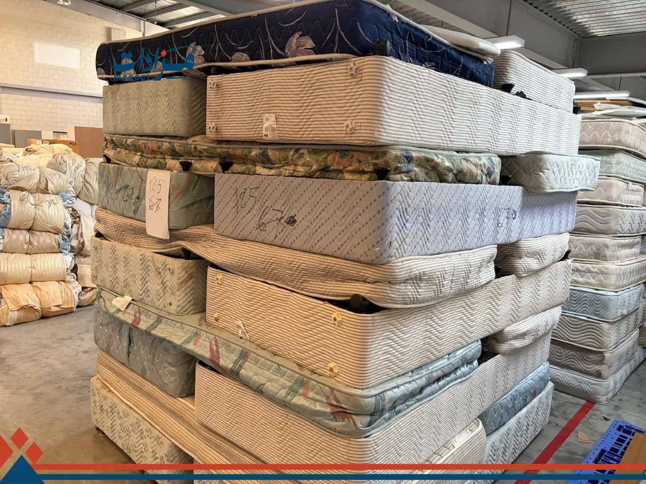 185. Single bed base(10) + single mattress(10)+single head board(5)