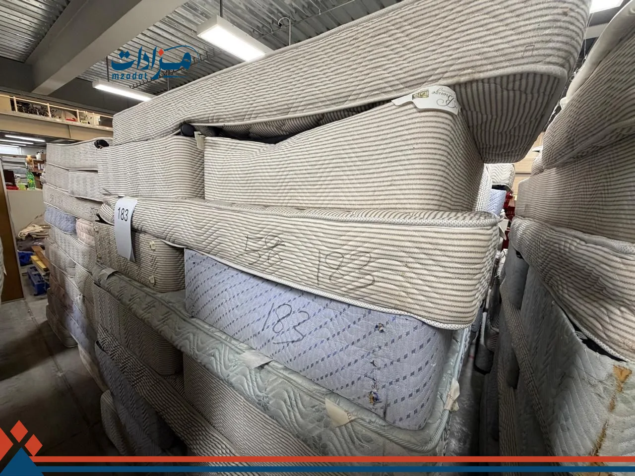 183. Single bed base(10) + single mattress(10)+single head board(5)