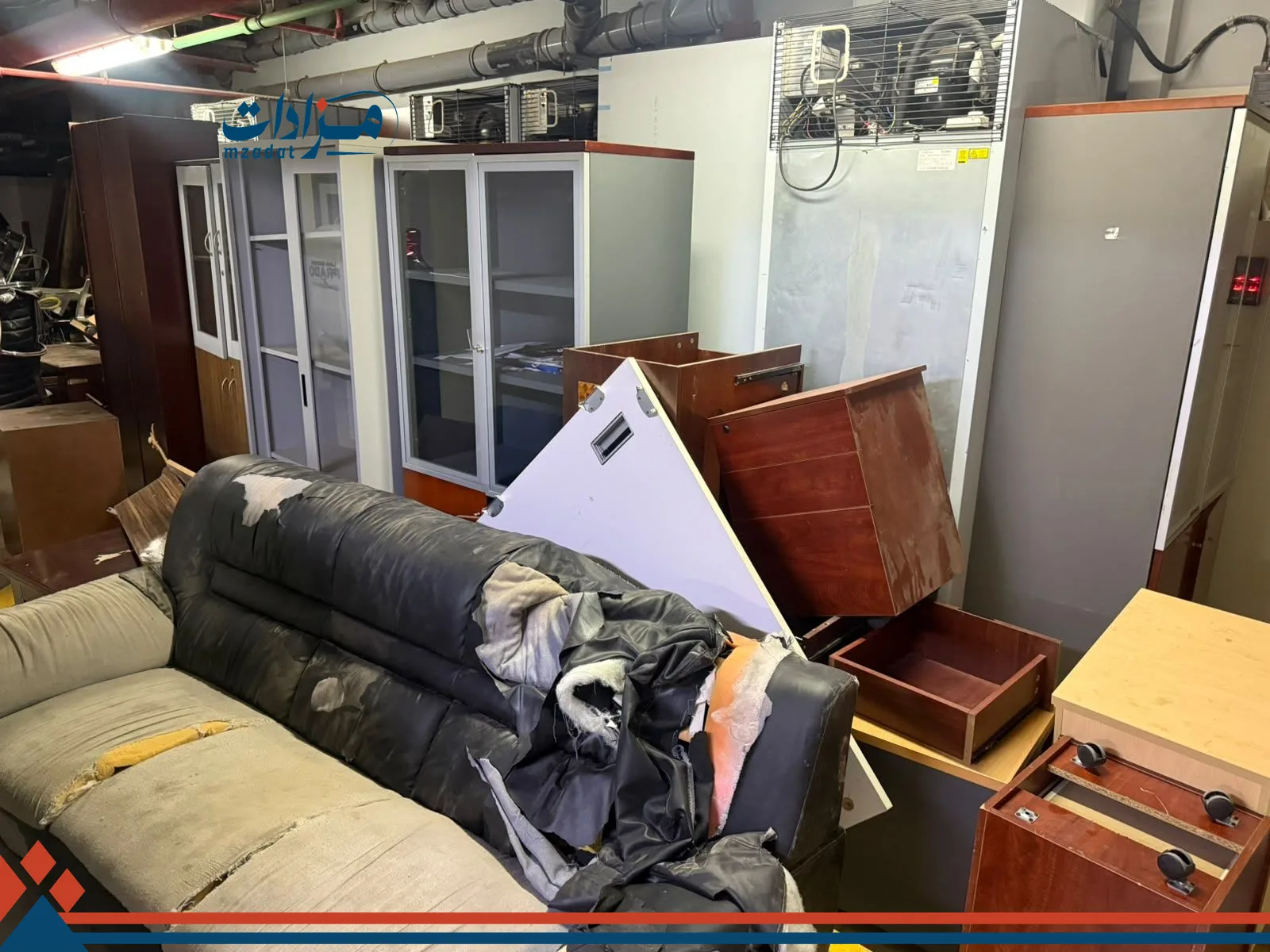 Film Storage Refrigerators, Batteries and Office Furniture.