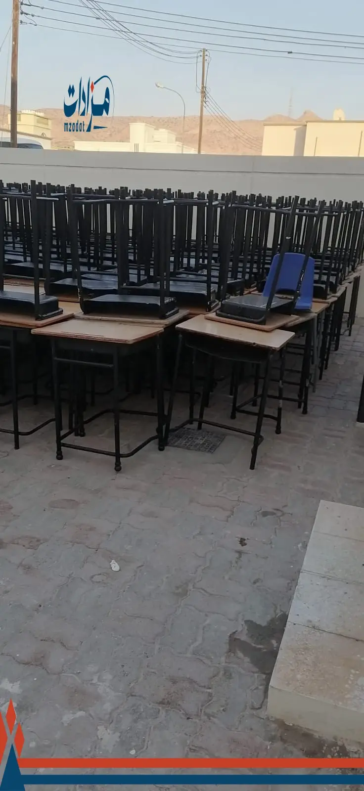 2-Student desks (five  schools). - 5