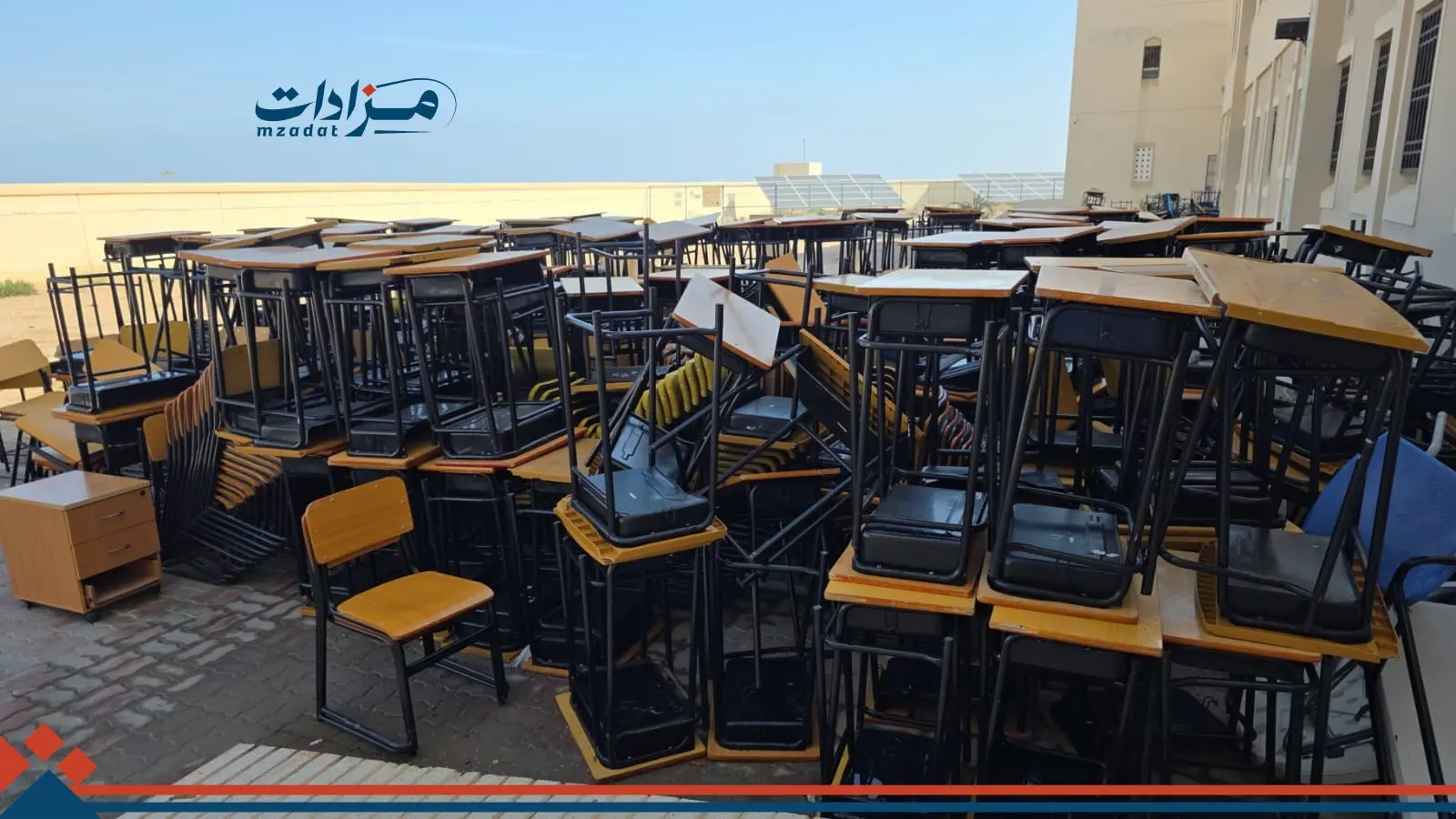 2-Student desks (five  schools). - 12