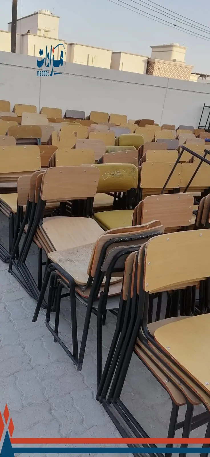 2-Student desks (five  schools). - 3