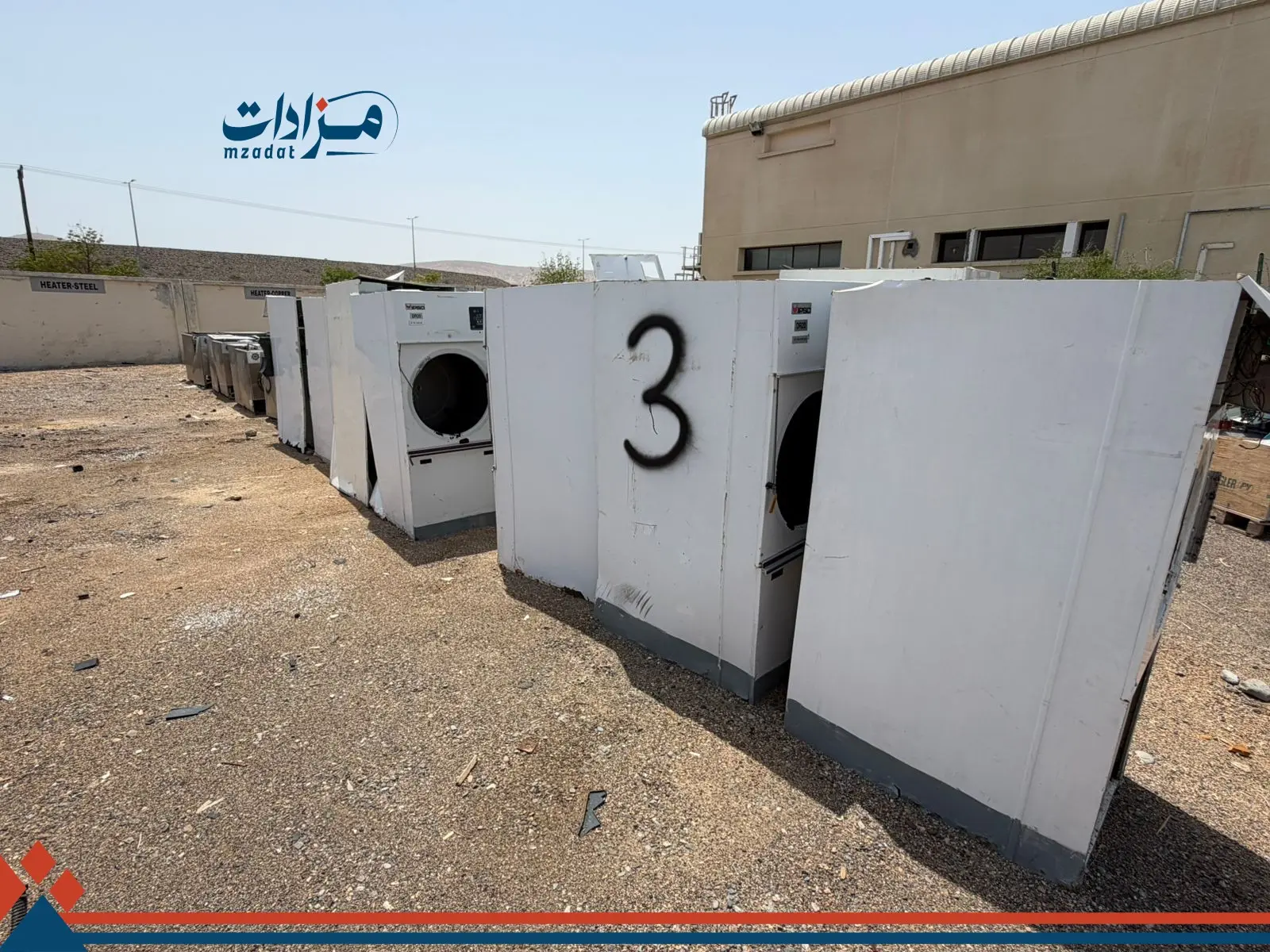 3-Dryers Machine & Washing Machine - 3